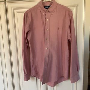 Men’s Ralph Lauren red Oxford size M dress shirt